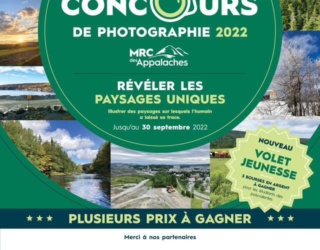 Révéler les paysages uniques : Deuxième édition du concours de photographie annuelle de la MRC des Appalaches