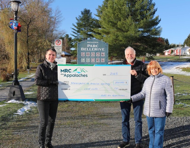 Fonds plein air 2023-2025 - Soutien financier de 100 000 $ à la municipalité de Beaulac-Garthby pour l'ajout d'activités de plein air au parc Bellerive