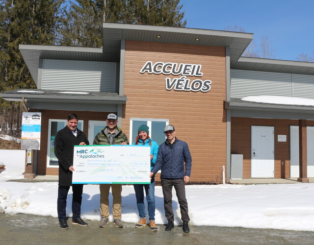 Fonds plein air 2023-2025 - Soutien financier de 100 000 $ à l'Association de vélo de montagne des Appalaches