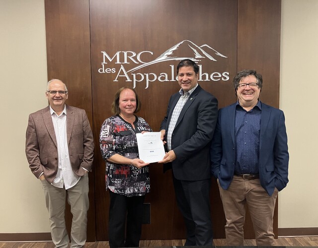 La MRC des Appalaches et le Syndicat de la fonction publique du Québec (SCFP), section locale 3647 concluent une nouvelle entente de convention collective